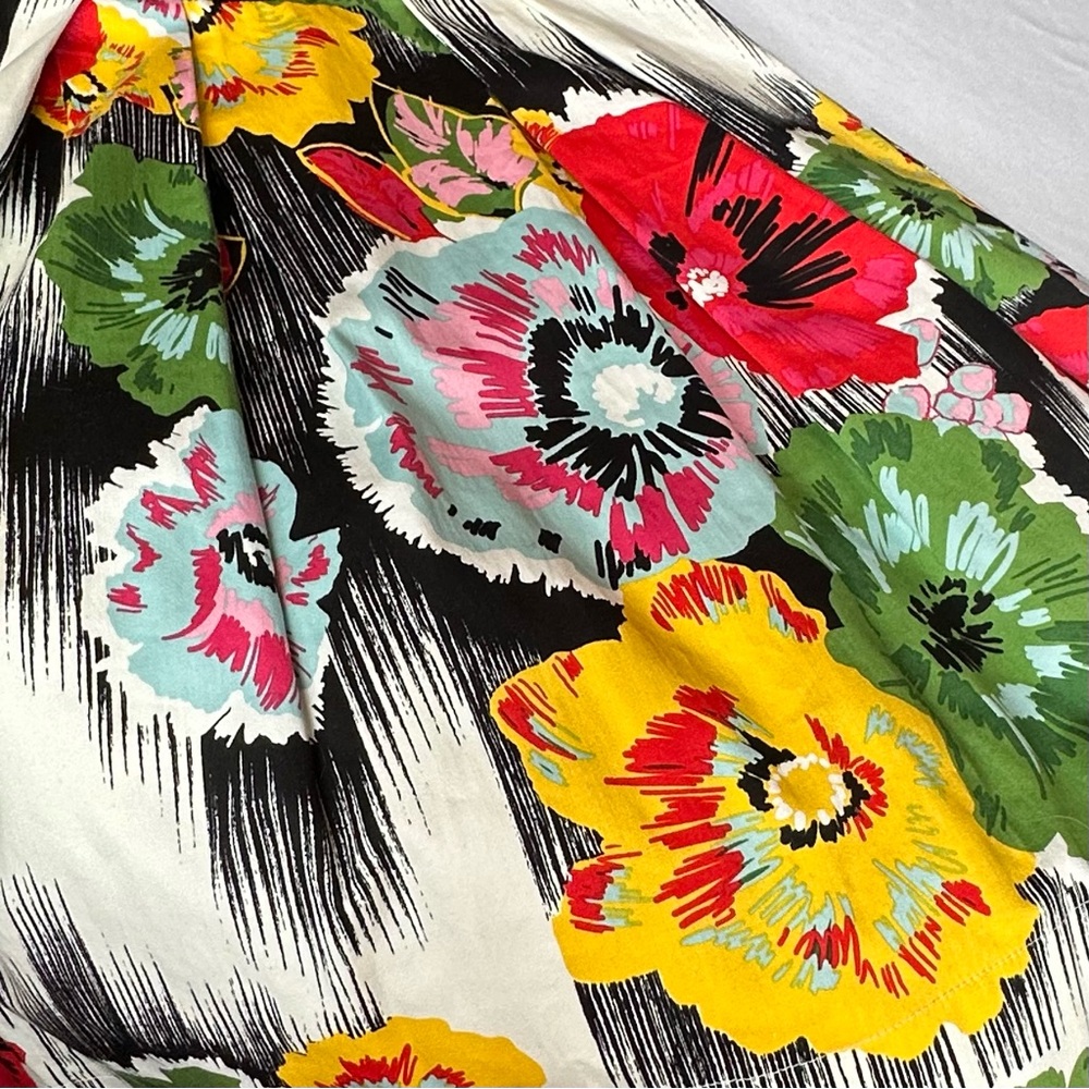 Teeze Me Juniors Dress Cocktail Multi-Color Floral Strapless Bright Fun Mini 5 - Picture 6 of 16